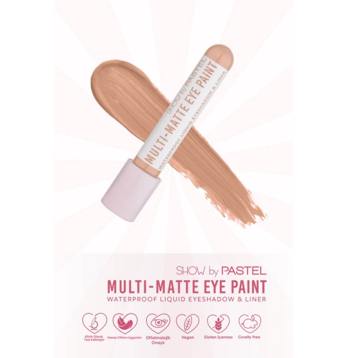 Pastel Multi Matte Eye Paint Waterproof Eyeshadow&Liner 82 Vibing - 7