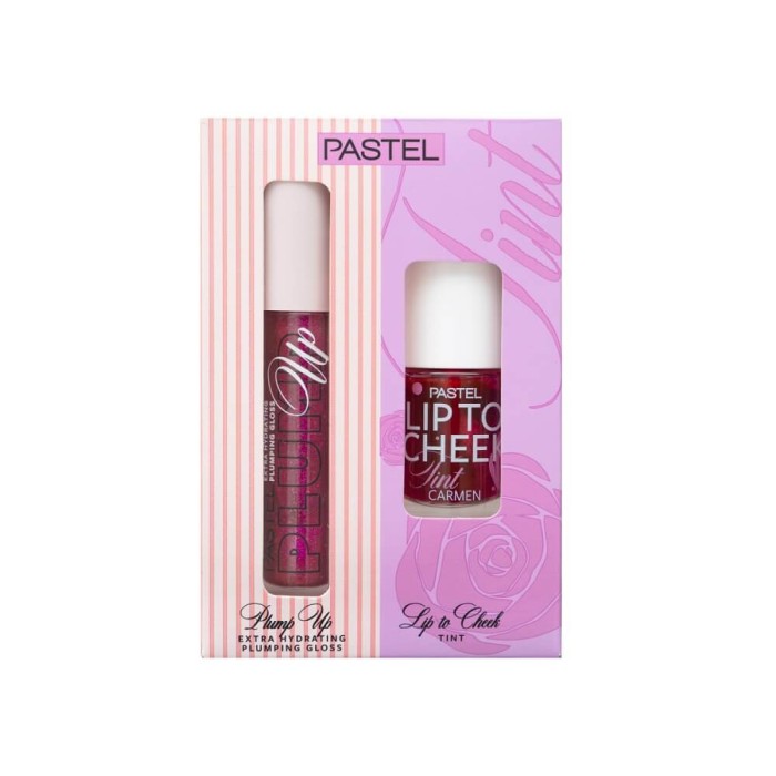 Pastel Plump Up Dolgunlaştıran Dudak Parlatıcısı 207 Mariposa + Lip To Cheek Tint Carmen - 1