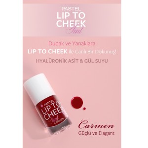 Pastel Plump Up Dolgunlaştıran Dudak Parlatıcısı 207 Mariposa + Lip To Cheek Tint Carmen - 5