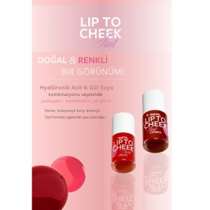 Pastel Plump Up Dolgunlaştıran Dudak Parlatıcısı 207 Mariposa + Lip To Cheek Tint Carmen - 6