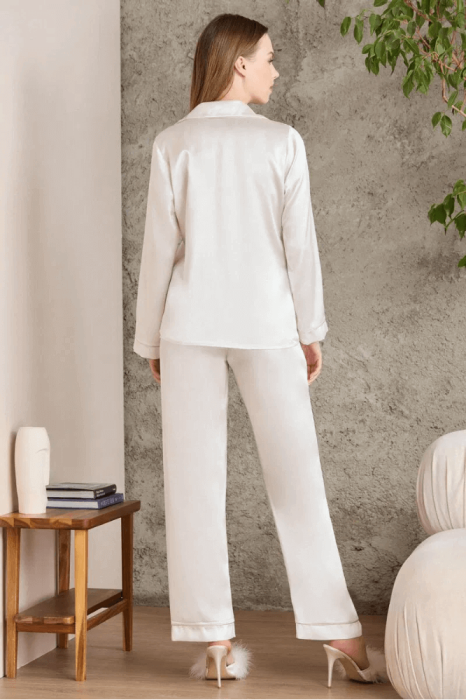Pierre Cardin 1200 Bayan Pijama Takımı Ekru - 3