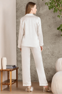 Pierre Cardin 1200 Bayan Pijama Takımı Ekru - 5