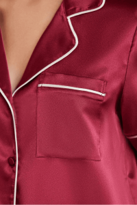Pierre Cardin 1205 Bayan Şort Takımı Bordo - 3
