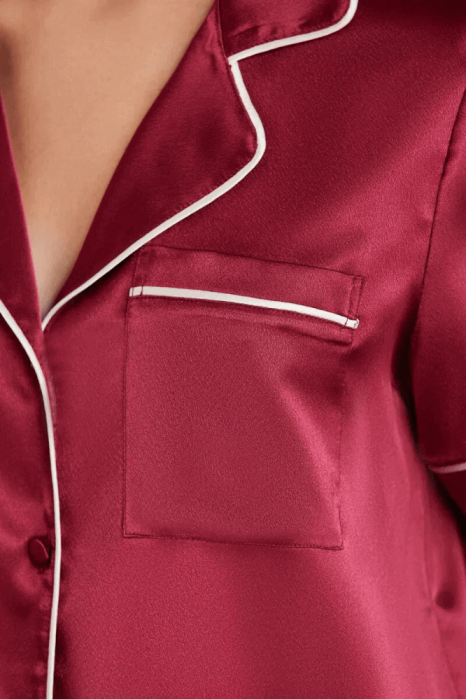 Pierre Cardin 1205 Bayan Şort Takımı Bordo - 3