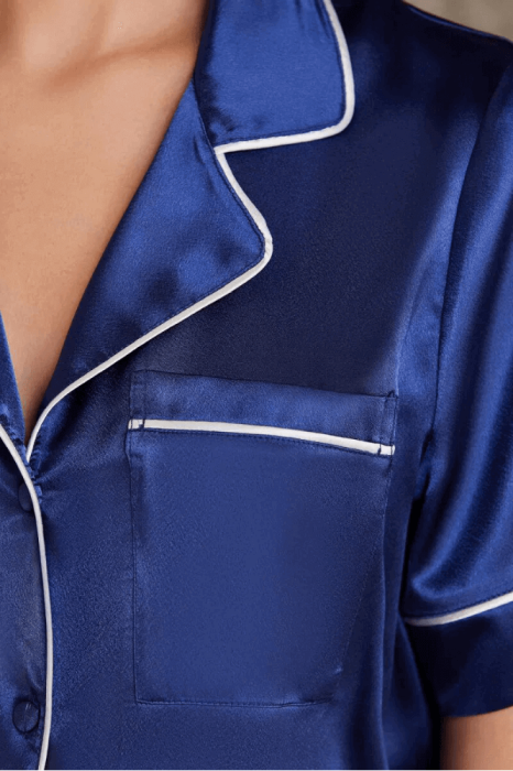 Pierre Cardin 1205 Bayan Şort Takımı Lacivert - 3