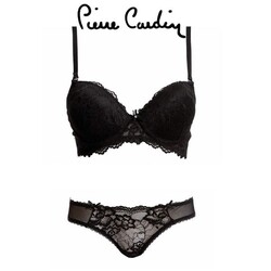 Pierre Cardin 4560 Sütyen Takımı Siyah - Pierre Cardin