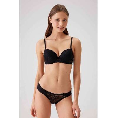 Pierre Cardin 4561 Sütyen Takımı Siyah - 1