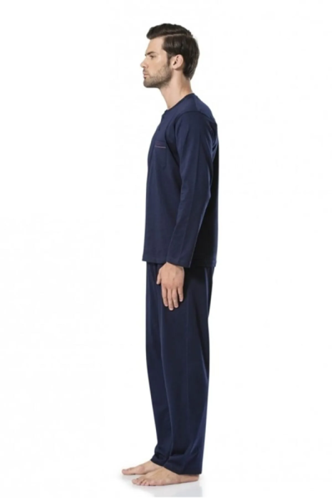 Pierre Cardin 5454 Uzun Erkek Pijama Takımı Lacivert - 2