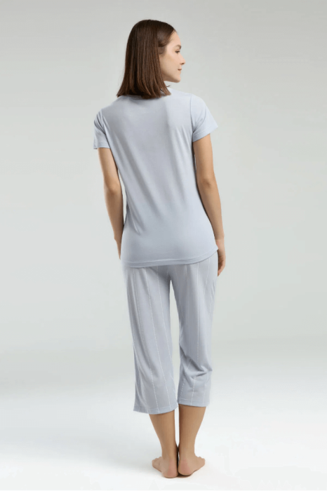 Pierre Cardin 8979-S Bayan Kapri Takım Mavi - 5