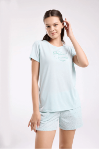 Pierre Cardin 8988-S Bayan Şort Takım Mint - 3