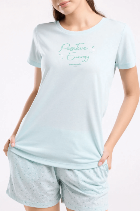 Pierre Cardin 8988-S Bayan Şort Takım Mint - 4