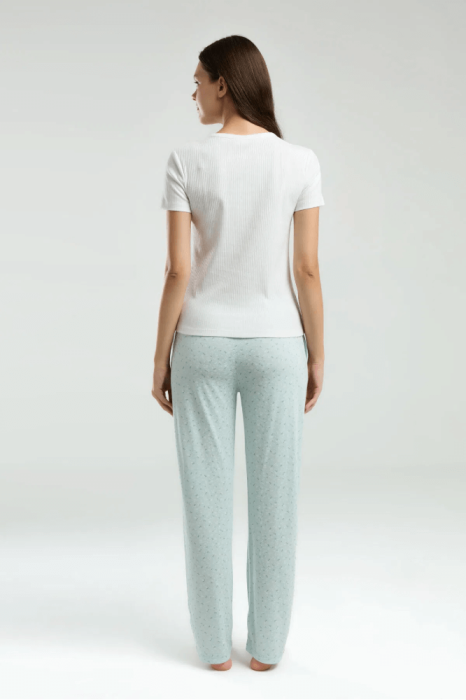 Pierre Cardin 8989-S Bayan Pijama Takımı Beyaz - 5