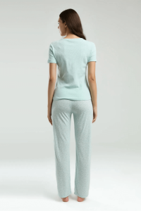 Pierre Cardin 8989-S Bayan Pijama Takımı Mint - 5