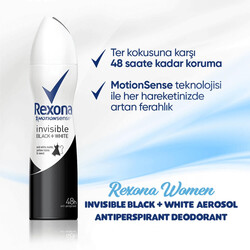 Rexona Invisible Black&White Kadın Deodorant 200 Ml - 3