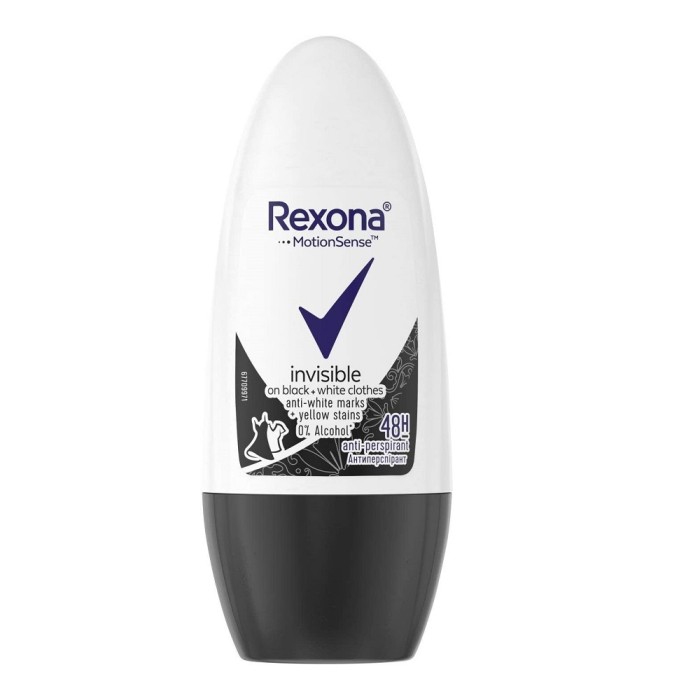 Rexona Invisible Black&White Kadın Roll-On 50 Ml - 1