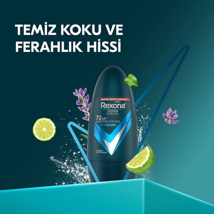 Rexona Men Active Dry 72H Roll-On 50 Ml - 3