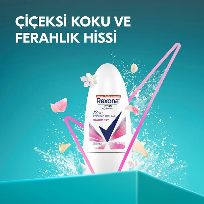 Rexona Women Powder Dry 72H Roll-On 50 Ml - 3