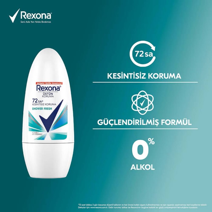 Rexona Women Shower Fresh 72H Roll-On 50 Ml - 4
