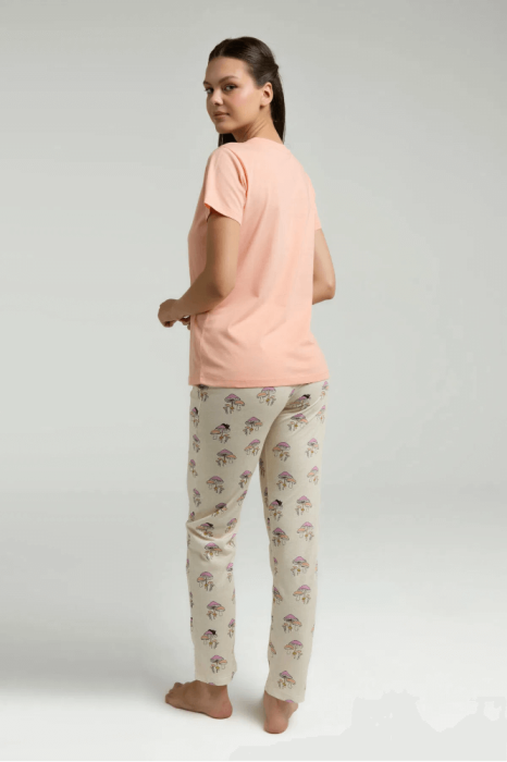 Rolly Polly Rp3585-S Bayan Pijama Takımı Somon - 5