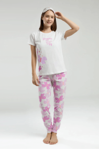 Roly Poly Rp3597-S Bayan Pijama Takımı Beyaz - 3