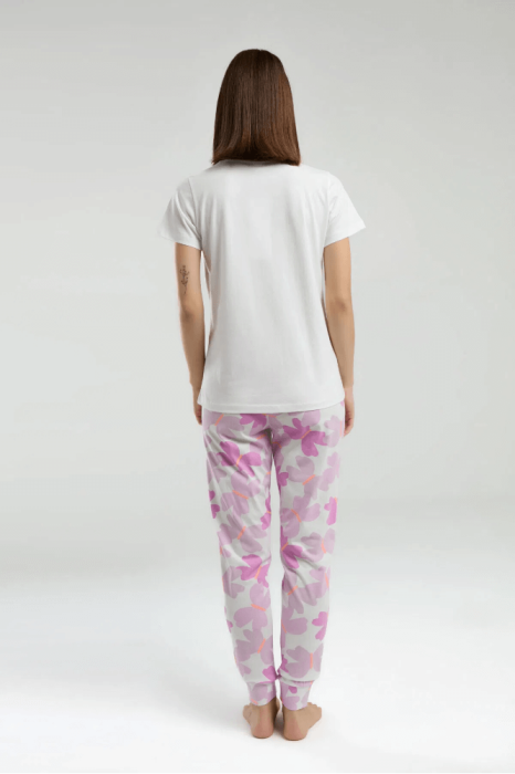 Roly Poly Rp3597-S Bayan Pijama Takımı Beyaz - 5