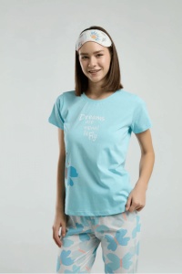 Roly Poly Rp3597-S Bayan Pijama Takımı Mavi - 4