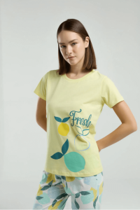 Roly Poly Rp3617-S Bayan Pijama Takımı Sarı - 4