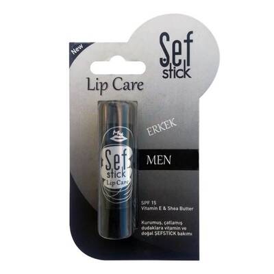 Şef Stick Lip Care Men Natural Erkek Spf15 - 1