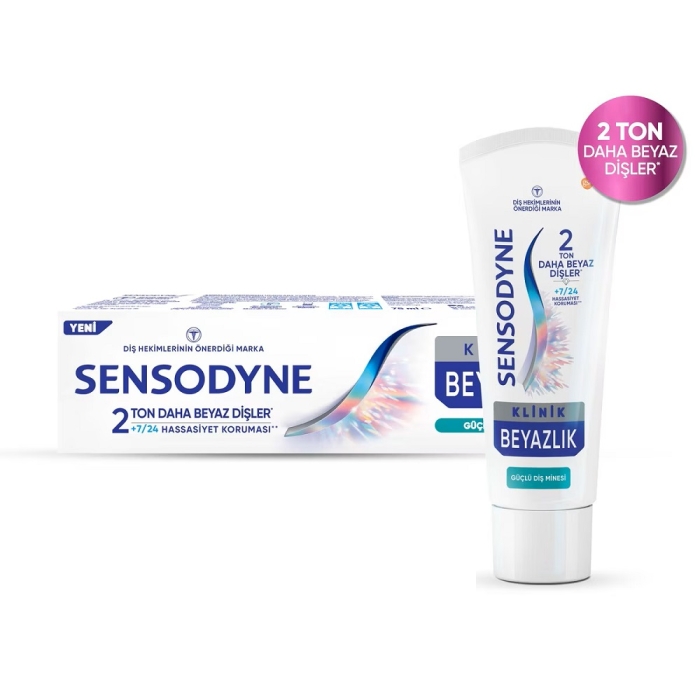 Sensodyne Klinik Beyazlık Güçlü Diş Minesi Diş Macunu 75 Ml - 1