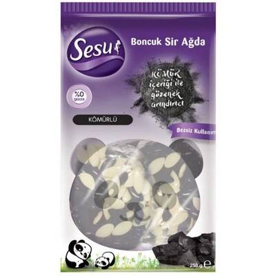 Sesu Boncuk Sir Ağda Kömürlü - 1