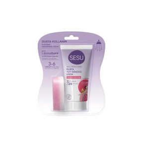 Sesu Duşta Tüy Dökücü Krem Hassas Ciltler 150 Ml - Sesu