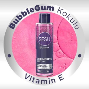 Sesu Simli Vücut Bakım Yağı 150 Ml - 2