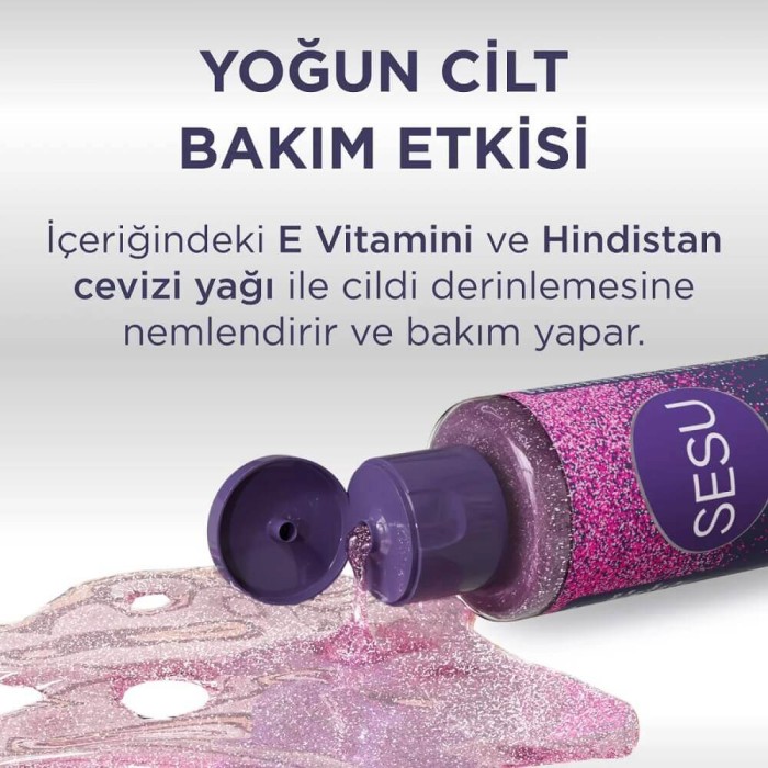 Sesu Simli Vücut Bakım Yağı 150 Ml - 3