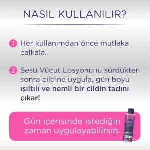 Sesu Simli Vücut Bakım Yağı 150 Ml - 5