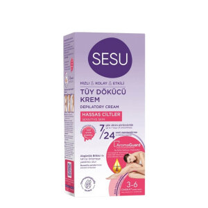 Sesu Tüy Dökücü Krem Hassas Cilt 40 Ml - Sesu