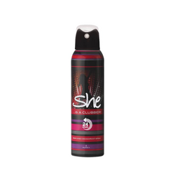 She - She Is Clubber Kadın Deodorant 150 Ml