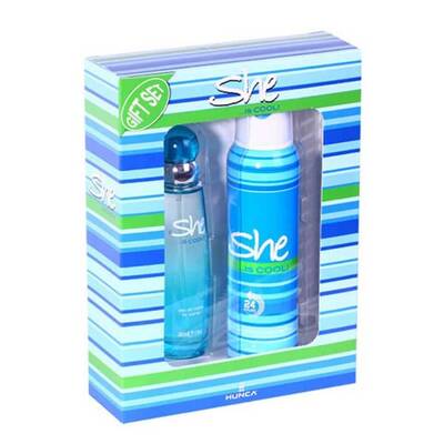 She Is Cool Kadın Parfüm Edt 50 Ml + Deodorant 150 Ml Set - 1
