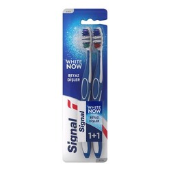Signal White Now Beyaz Dişler Diş Fırçası Orta 1+1 - Signal