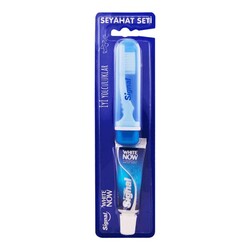 Signal White Now Diş Macunu 16 Ml + Orta Diş Fırçası Seyahat Seti - Signal