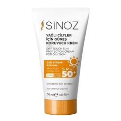 Sinoz Güneş Koruyucu Krem Yağlı Ciltler Spf50+ 50 Ml - Sinoz
