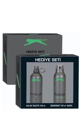 Slazenger Active Sport Yeşil Erkek Parfüm Edt 125 Ml + Deodorant 150 Ml Set - 1