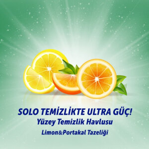 Solo Limon&Portakal Yüzey Temizleme Mendili 100'lü - 5