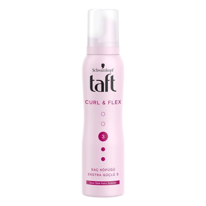 Taft Curl&Flex Mousse Ekstra Güçlü Saç Köpüğü 150 Ml Kağan Parfümeri