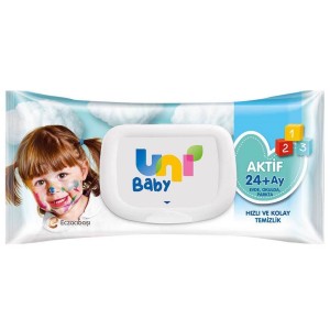 Uni - Uni Baby Aktif Sensitive Islak Havlu 90'lı