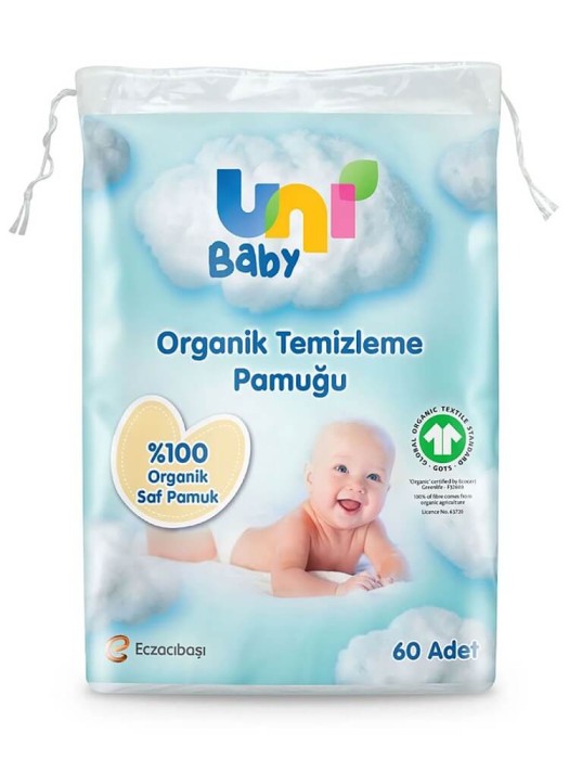Uni Baby Bebek Temizleme Pamuğu 60'lı - 1
