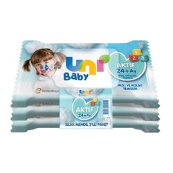 Uni - Uni Baby Islak Cep Mendili Aktif 3x15
