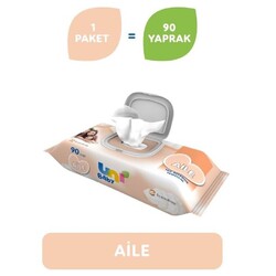 Uni Baby Islak Havlu Aile 90'lı - Uni
