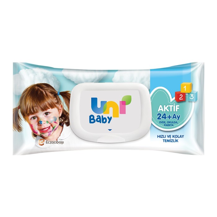 Uni Baby Islak Havlu Aktif 24+Ay 72'li - 1