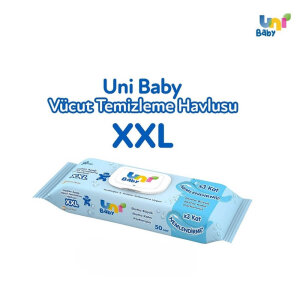 Uni Baby Vücut Temizleme XXL Havlu 50'li - 2