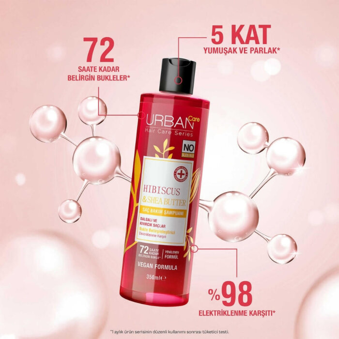 Urban Care Twisted Curls Hibiscus&Shea Butter Şampuan 350 Ml - 3